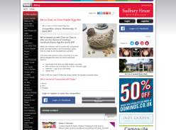 Win a handmade Chocolate Easter Egg Hen
