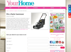 Win a Hayter lawnmower