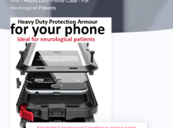 Win a Heavy Duty Phone Case For Neurological Patients