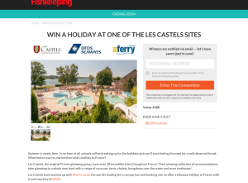 Win a holiday at one of the Les Castels sites