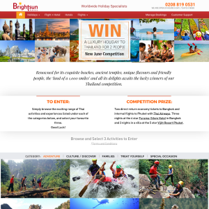 Win a Holiday for 2 to Thailand inc Flights