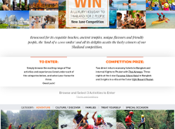 Win a Holiday for 2 to Thailand inc Flights