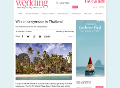 Win a honeymoon in Thailand