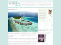 Win a honeymoon to the Maldives