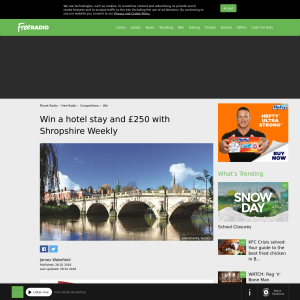 Win a hotel stay worth £250