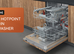 Win a Hotpoint Integrated Dishwasher