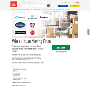 Win a House Moving Prize