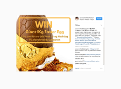 Win a huge 1Kg Easter egg