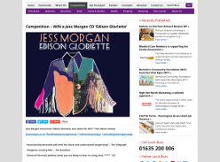 Win a Jess Morgan CD Edison Gloriette