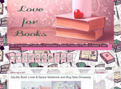 Win a Jilly Jilly Book Lover & Space Notebook + Mug Sets