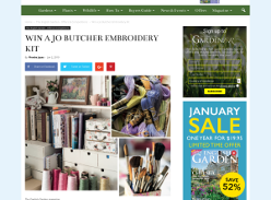 Win a Jo Butcher Embroidery Kit