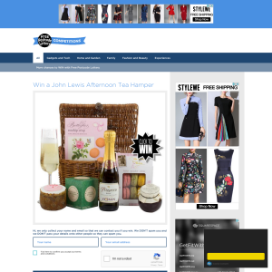 Win a John Lewis Afternoon Tea Hamper