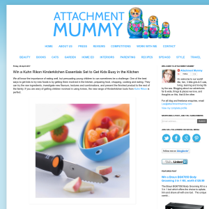Win a Kinderkitchen knife set for kids