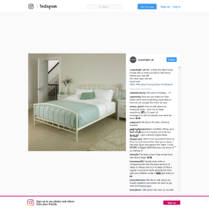 Win a King Size Bed Frame