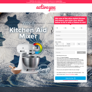 Win a Kitchen Aid Mixer