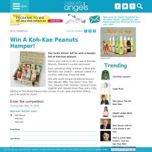 Win a Koh-Kae Peanuts Hamper