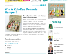 Win a Koh-Kae Peanuts Hamper