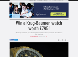 Win a Krug-Baumen watch