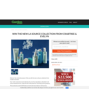 Win a La Source Collection from Crabtree & Evelyn