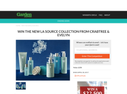 Win a La Source Collection from Crabtree & Evelyn