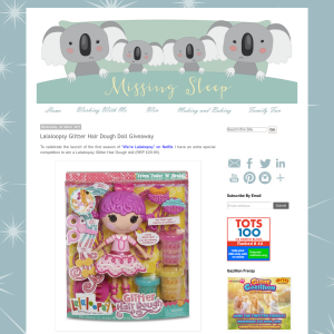 Win a Lalaloopsy Glitter Hair Dough Doll RRP £29.99