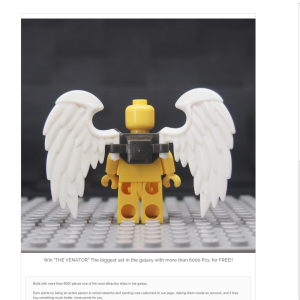 Win a Lego Venator Republic Cruiser