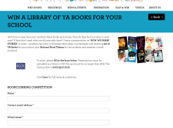 Win a library of YA books for your school