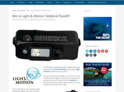 Win a Light & Motion Sidekick Flood