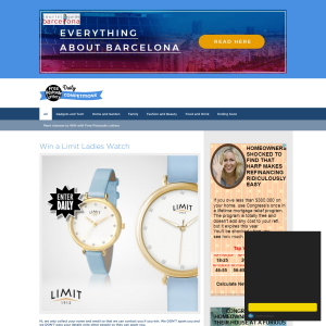 Win a Limit Blue Ladies Watch worth £25