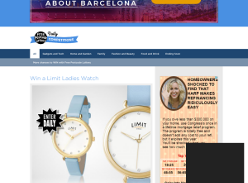 Win a Limit Blue Ladies Watch worth £25