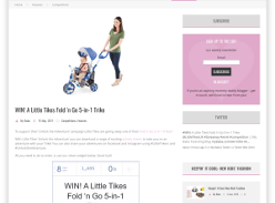 Win A Little Tikes Fold 'n Go 5-in-1 Trike