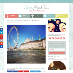 Win a London Sightseeing Cruise Family Ticket