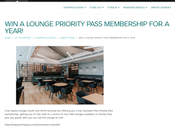 Win a Lounge Priority Pass Membership for a Year