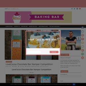 Win a LoveCocoa 36 Chocolate Bar Hamper Competition RRP £150