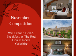 Win a Luxurious Stay for You and Your Guest at the Red Lion in the Yorkshire Dales
