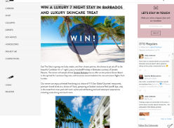 Win a Luxury 7 Night Stay in Barbados + Luxury Skincare Treat