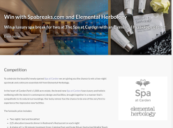 Win a luxury spa break for two at The Spa at Carden with an Elemental Herbology gift set