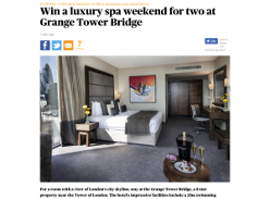 Win a luxury spa weekend for two at Grange Tower Bridge