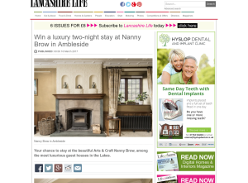 Win a luxury two-night stay at Nanny Brow in Ambleside