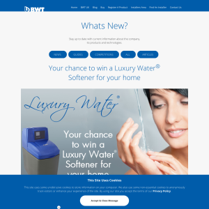 Win a Luxury Water Softener for your home