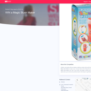 Win a Magic Slush Maker
