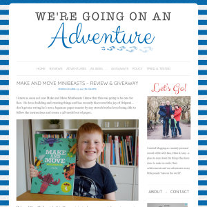 Win a Make and Move Minibeasts Book