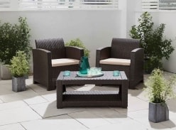 Win a Marbella 2-Seater Rattan Effect Balcony Set, Worth £375