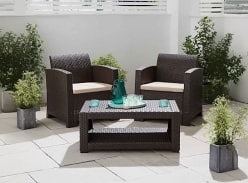 Win a Marbella 2-Seater Rattan Effect Balcony Set, Worth £375