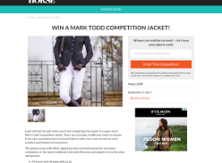 Win a Mark Todd Competition Jacket worth £249