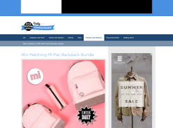 Win a Matching Mi-Pac Backpacks & Pencil Case