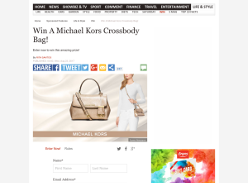 Win a Michael Kors Crossbody Bag