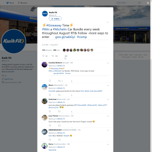 Win a Michelin Car Bundle every week in August