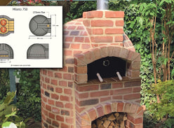 Win a Milano 750 Pizza Oven and Round Base Brick Kit