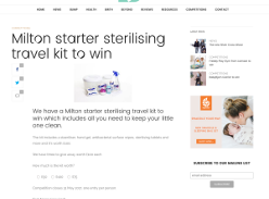 Win a Milton Starter Sterilising Travel Kit